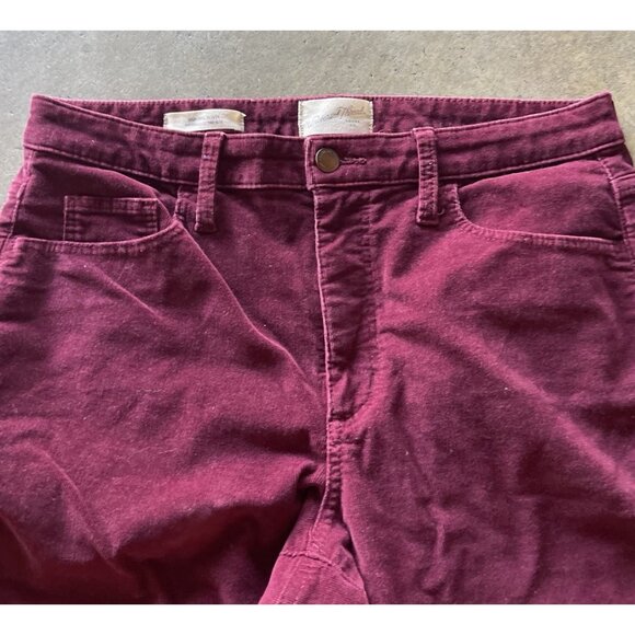 Vintage Universal thread high-rise skinny pants Women’s Sz 8/29 R Red Velvet - Picture 11 of 14